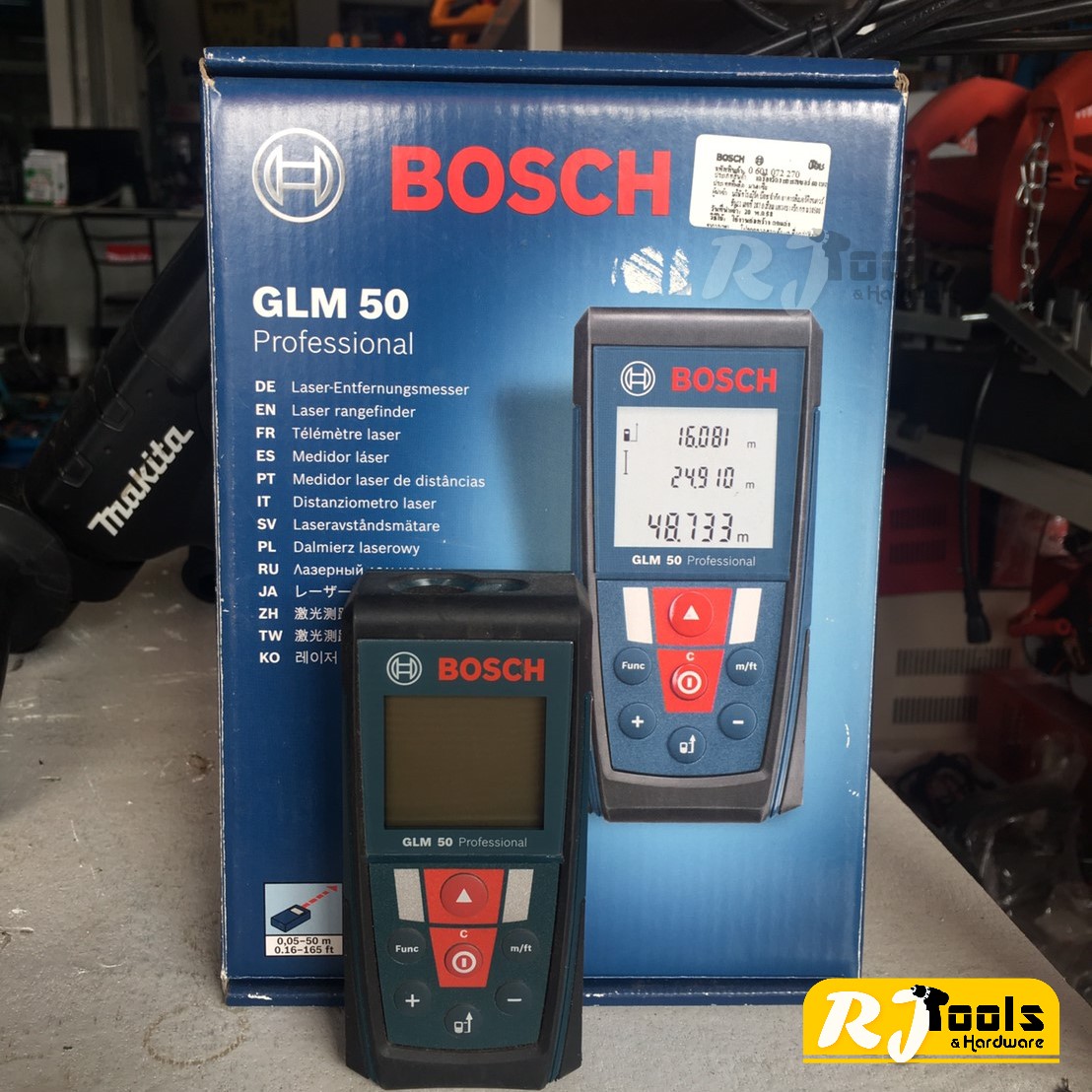 เครื่องวัดระยะเลเซอร์ BOSCH รุ่น GLM 50