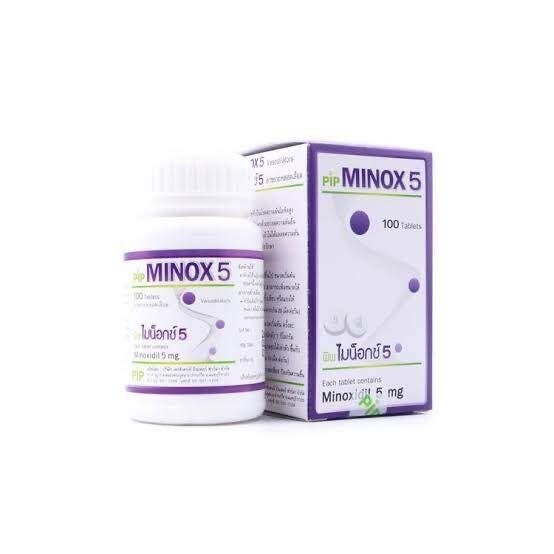 pip MINOX5 5mg. 100tablets พิพ ไมน็อกซ์5 5มิลลิกรัม 100เม็ด