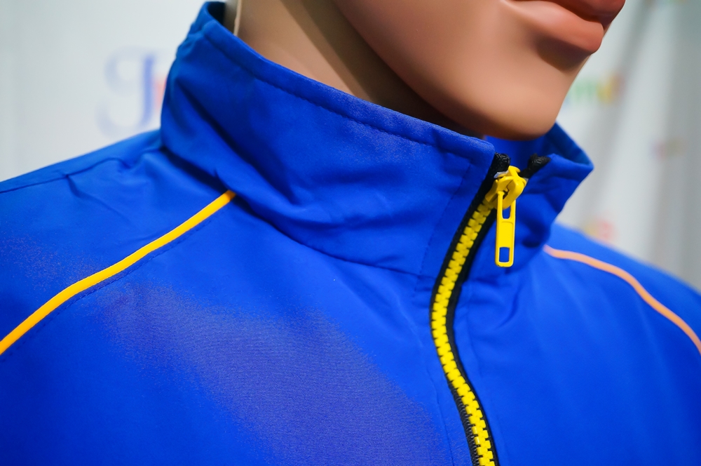 Casual Jacket เสื้อแจ็คเก็ตลำลองสีน้ำเงินสไตล์สปอร์ต