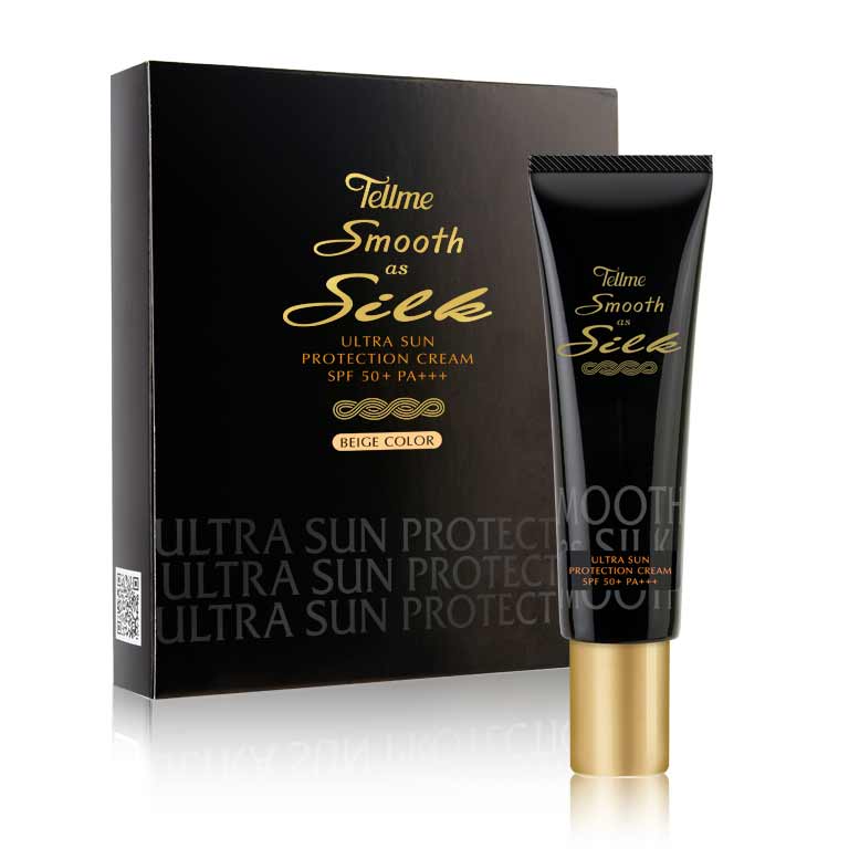 เท็ลมี สมูธ แอส ซิลค์ อัลตร้า ซัน โพรเท็คชั่น ครีม SPF 50+ PA+++ TELLME SMOOTH AS SILK ULTRA SUN PROTECTION CREAM SPF 50+ PA+++