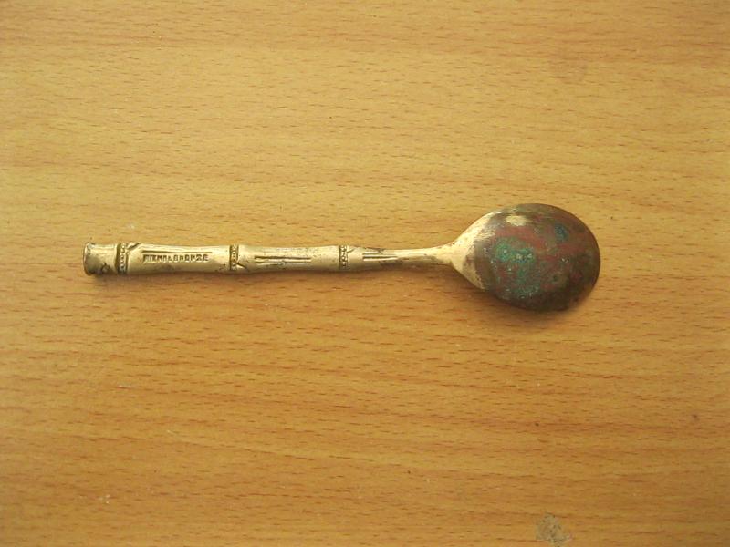 ช้อนทองเหลืองเก่า (4302)