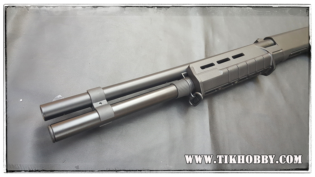 ปืนลูกซอง ปืนอัดลมชักสปริง CM355LM ลำกล้องยาว MagPul ปลอกลูก 3 นัด สีดำ