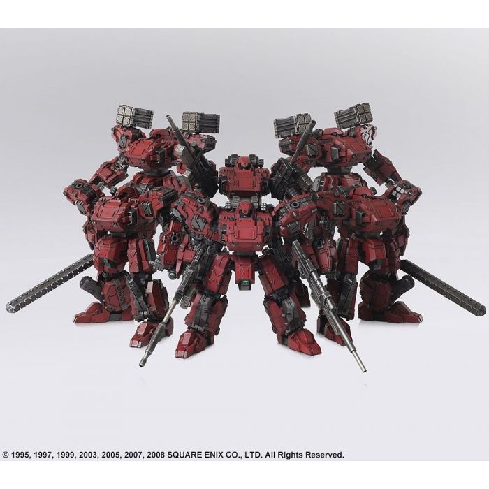 --Pre.Order-- 1/72 FRONT MISSION STRUCTURE ARTS PLASTIC MODEL KIT SERIES VOL.2 FROST HELL WALL VER. 6 SET