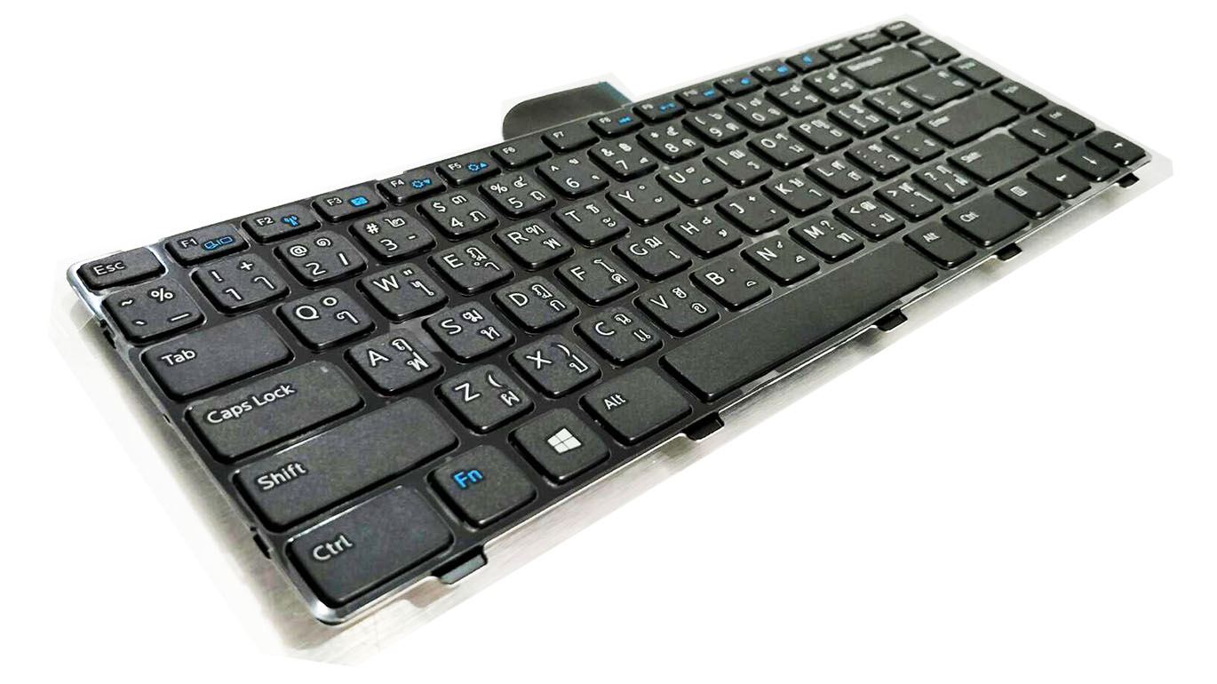 คีย์บอร์ด Dell Inspiron 3421 5421 3437 5437 คีย์บอร์ดแท้ รับประกันศูนย์Dell Thailand ลด ราคา พิเศษ