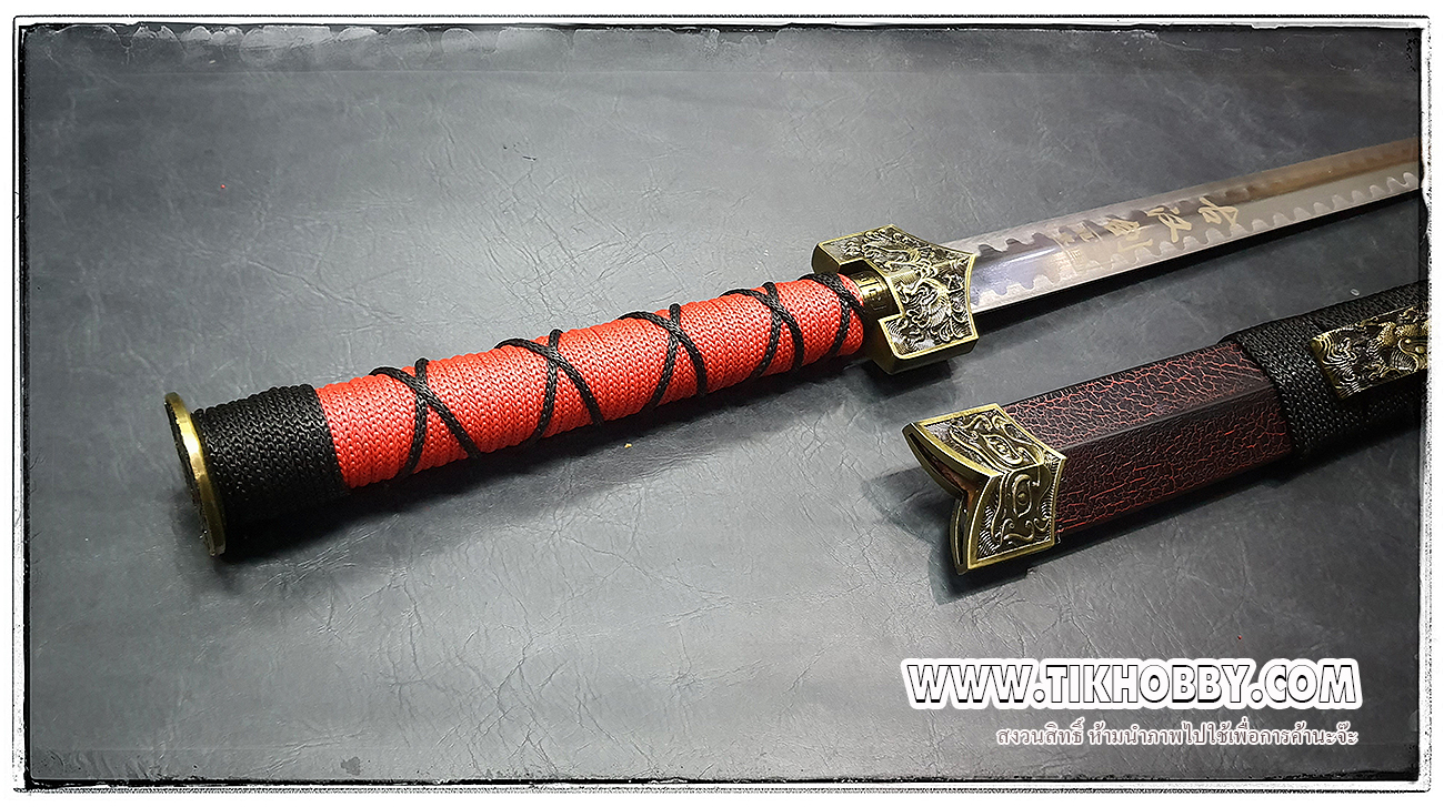 กระบี่จีน โบราณ ไม่คม แบบที่5 แบบยาว 100 เซนติเมตร