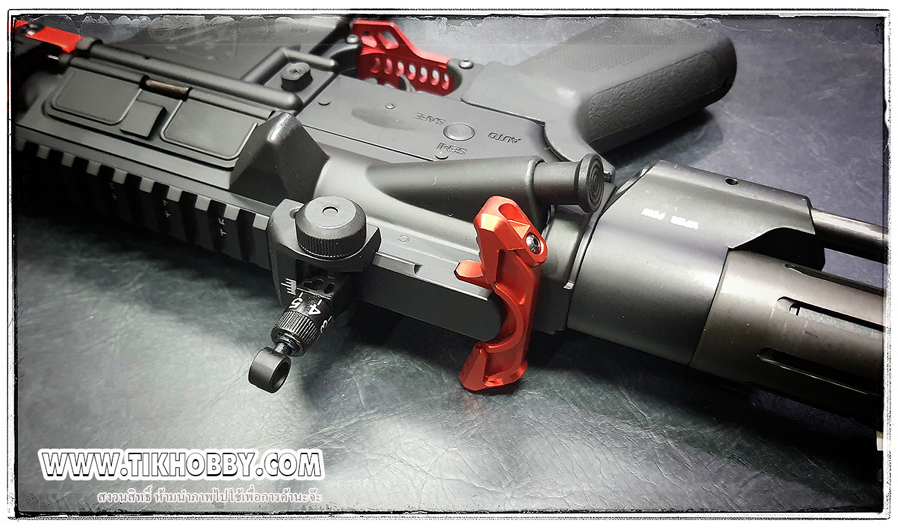 E&C 337 S2 RED ปืนอัดลมไฟฟ้า จาก E&C Stirke Industries -GRIDLOK 8.5"