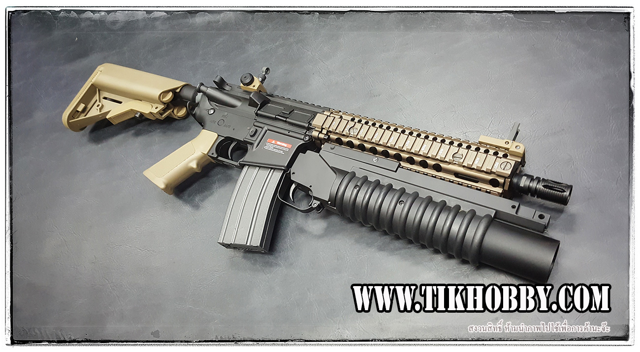 ปืนไฟฟ้า จาก E&C รุ่น 705 S4 (E&C603DE+M203ยึดราง)