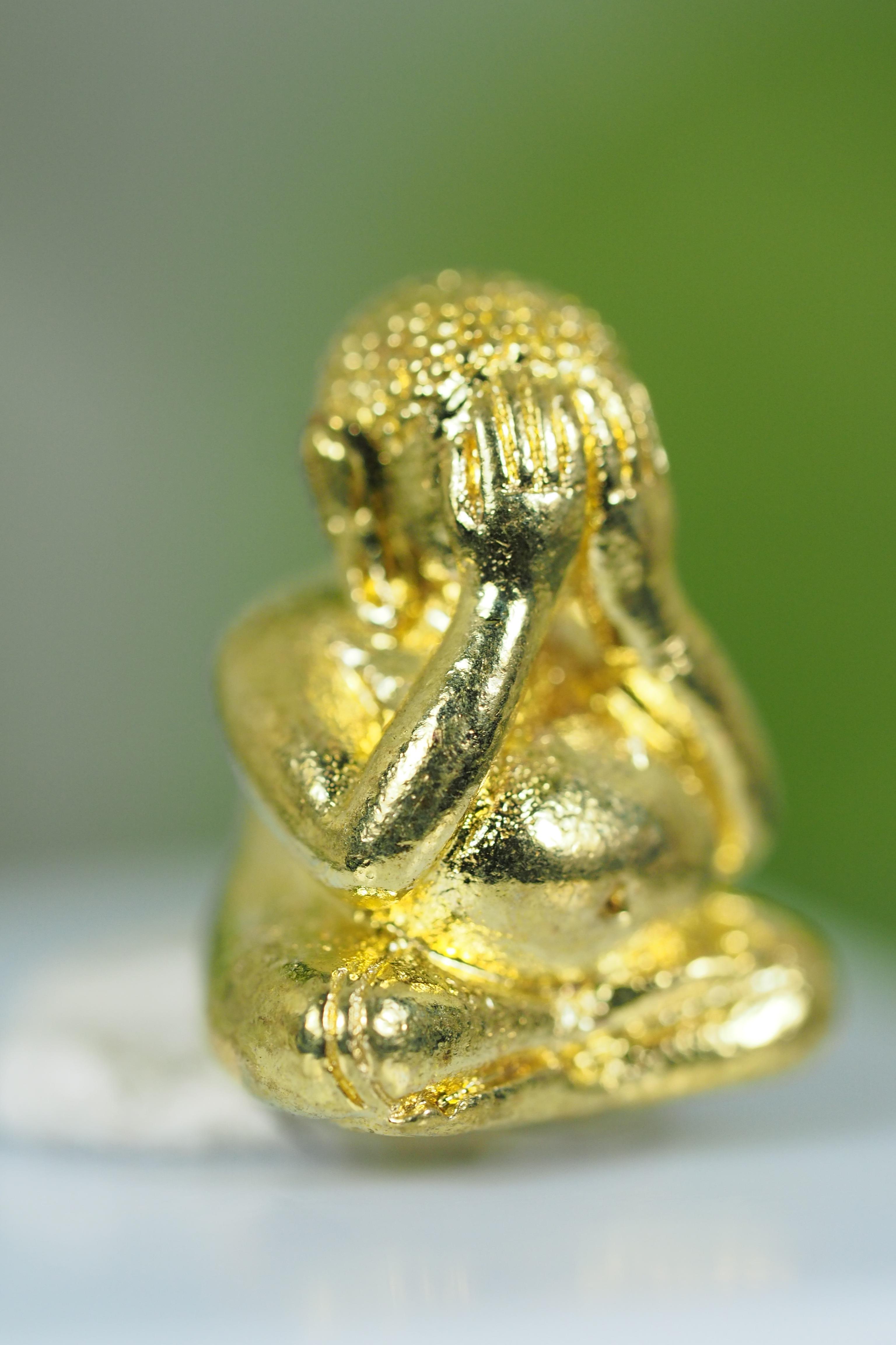 พระปิดตามหาลาภ เนื้อทองทิพย์ หลวงพ่อโปร่ง วัดถ้ำพรุตะเคียน จ.ชุมพร