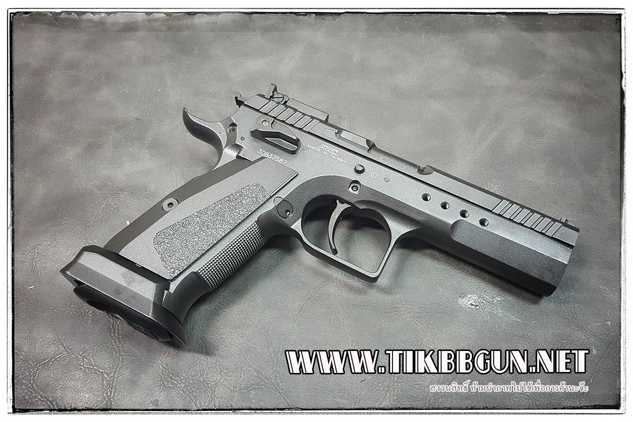 ปืนระบบแก๊สโบลว์แบ๊ค รุ่น CZ75 TAC. ระบบCo2 KWC