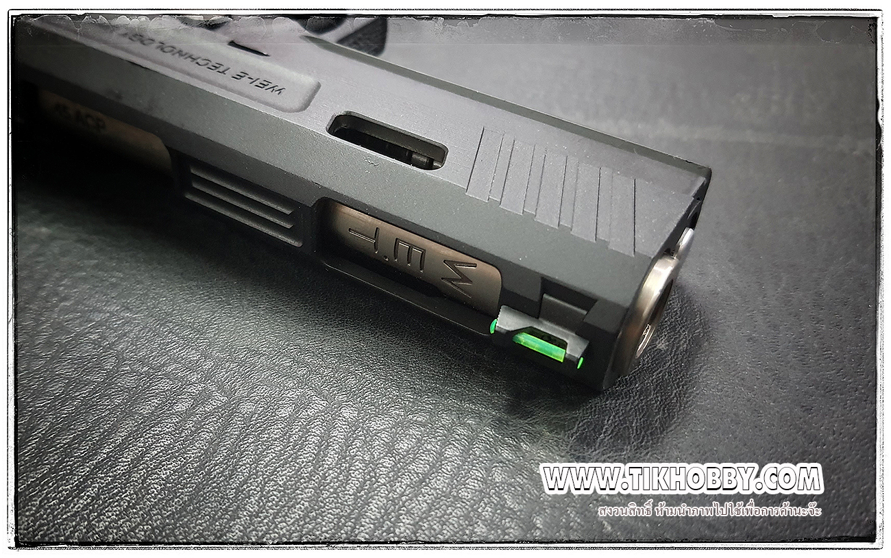 ปืนสั้นระบบแก๊สโบลว์แบล็ค รุ่น Hicapa 4.3 ALLOSAURUS สีดำ WE