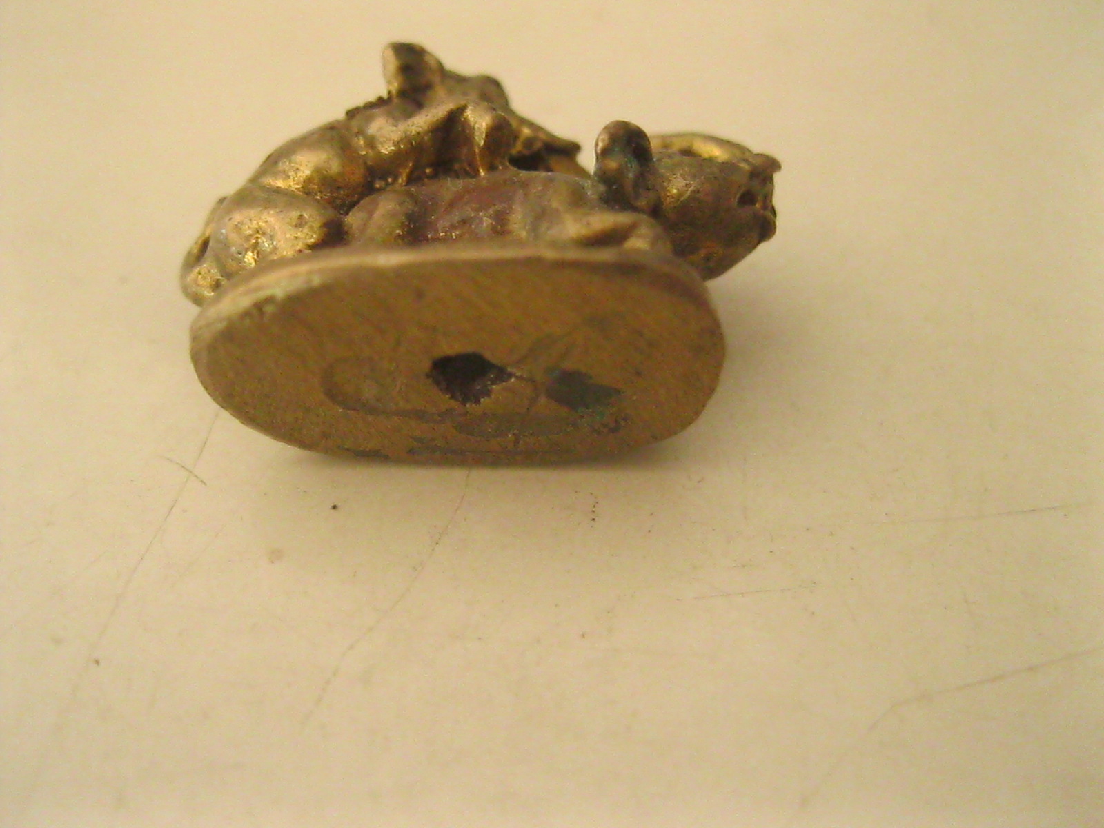 ช้างคู่ เนื้อทองเหลืองอิ่นช้าง (รหัส2112)