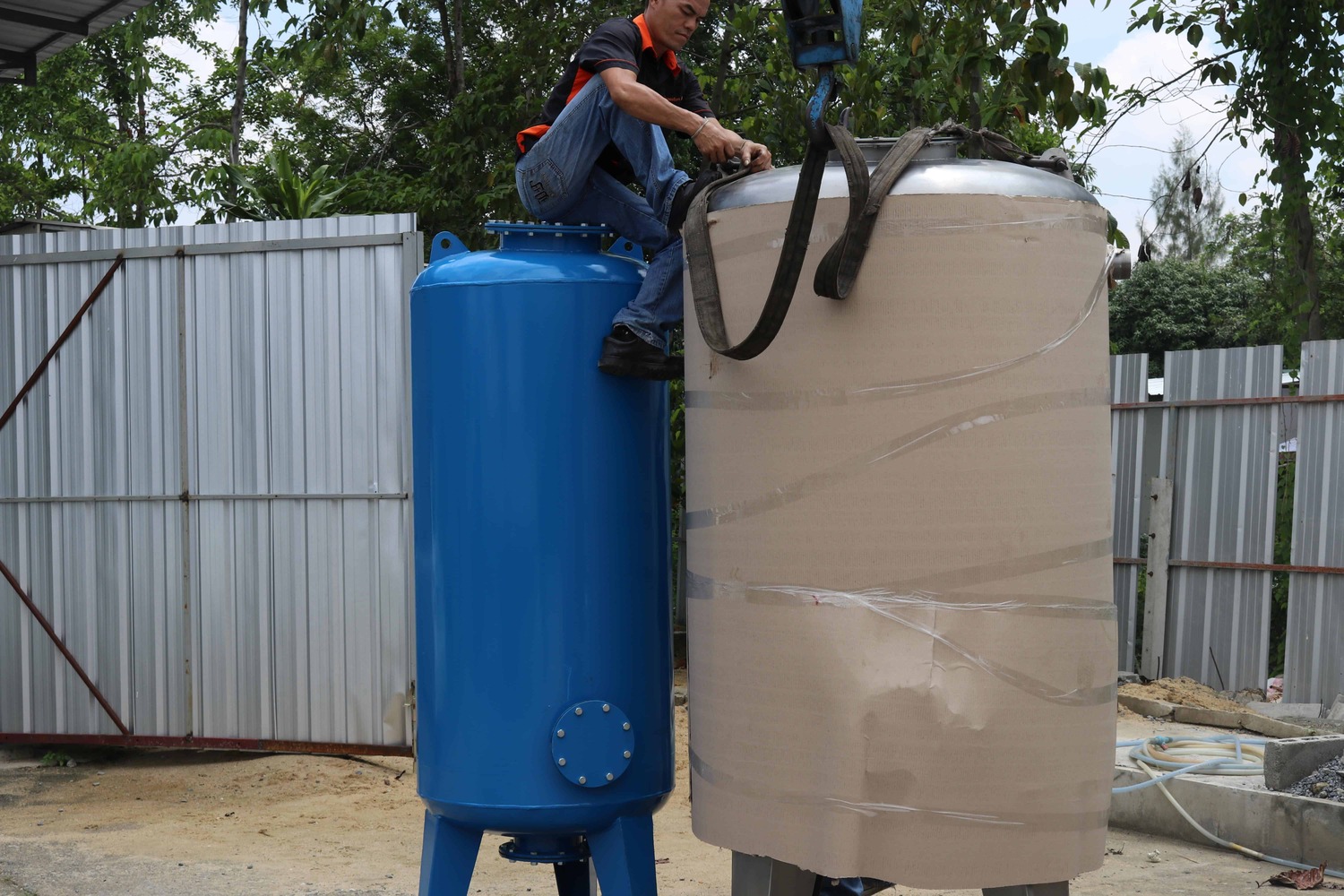 ถังกรองเหล็ก20นิ้ว