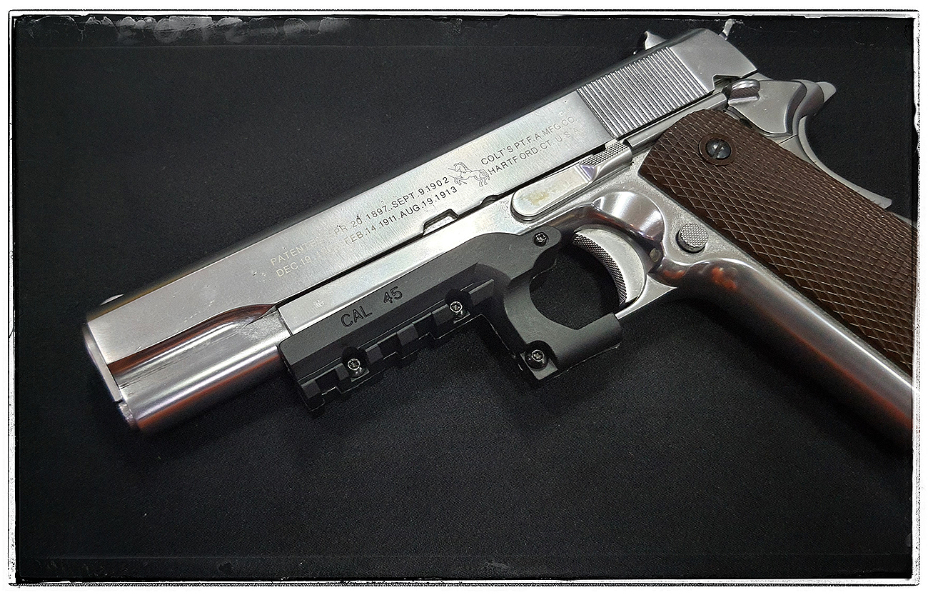 รางเสริมโกร่งไกสำหรับติดปืนสั้น 1911 ใช้ได้ทั้งใต้หวันและงานจีน (โล่ะ)