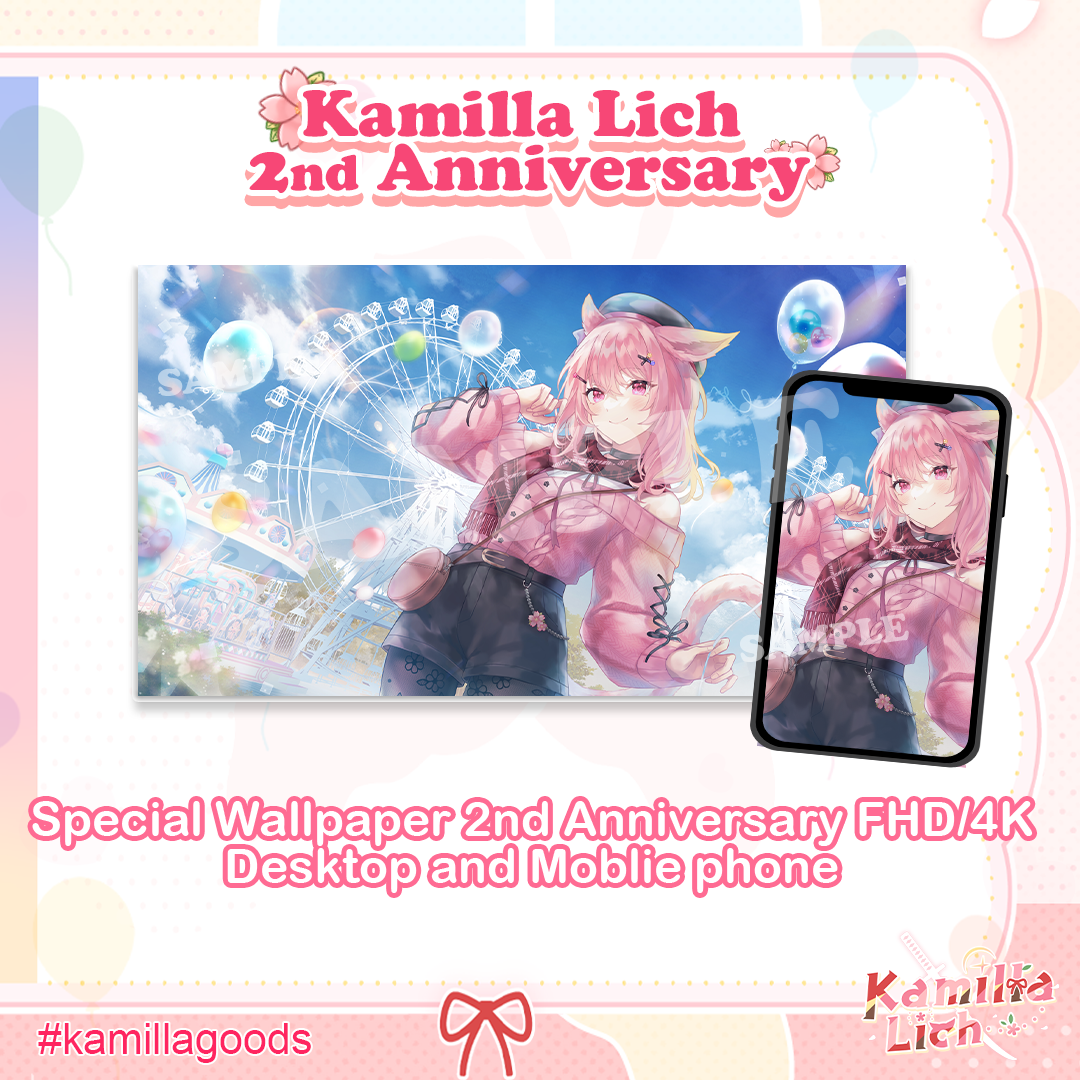 【Digital Goods】2nd Anniversary Digital Wallpaper
