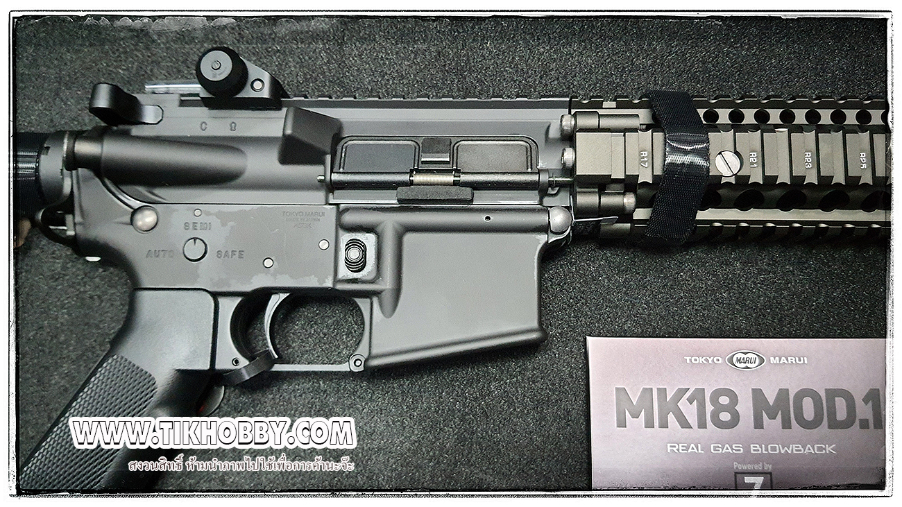 ปืนระบบแก๊สโบล์แบล็ค MK18 Mod1 GBB Tokyo Marui