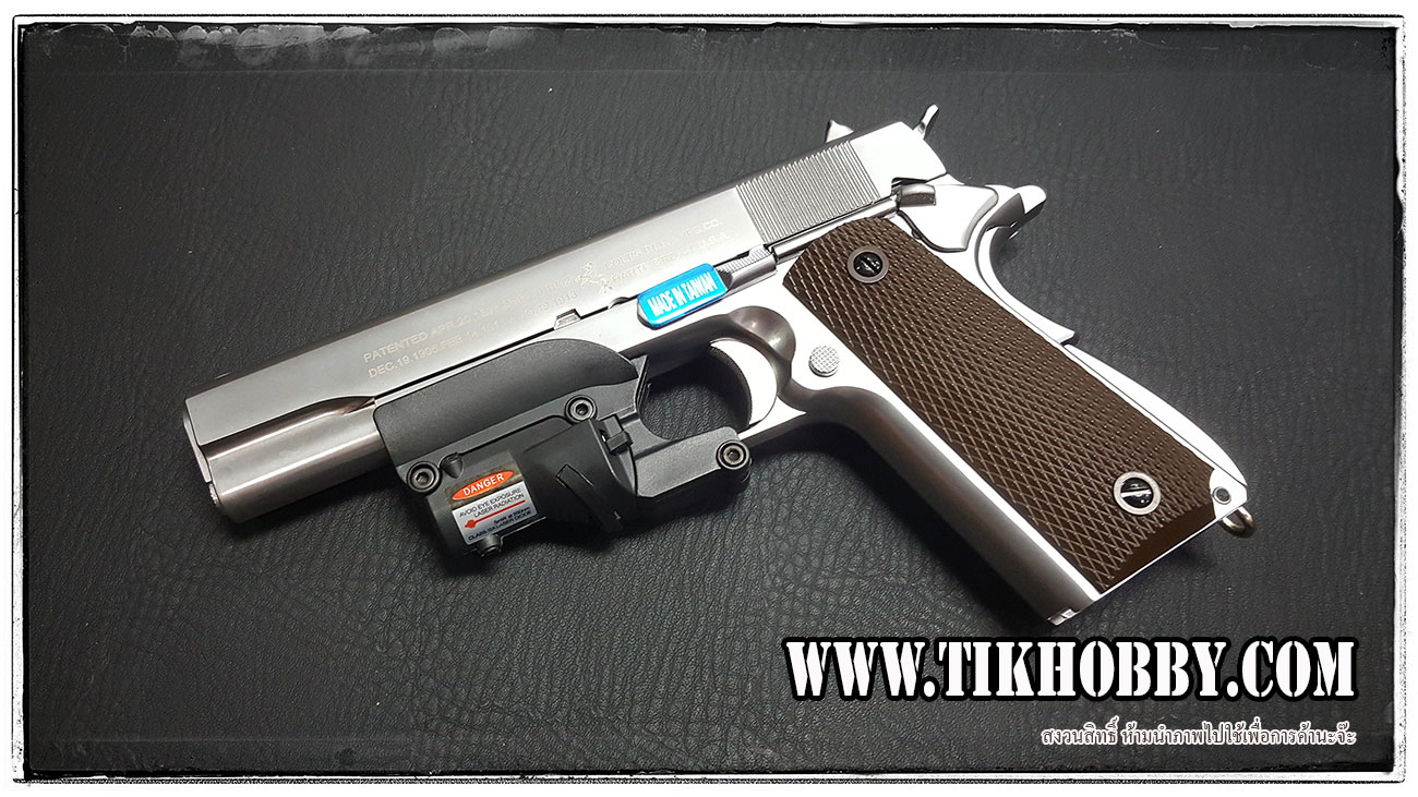 เลเซอร์แดงติดโกร่งไกสำหรับปืน M1911
