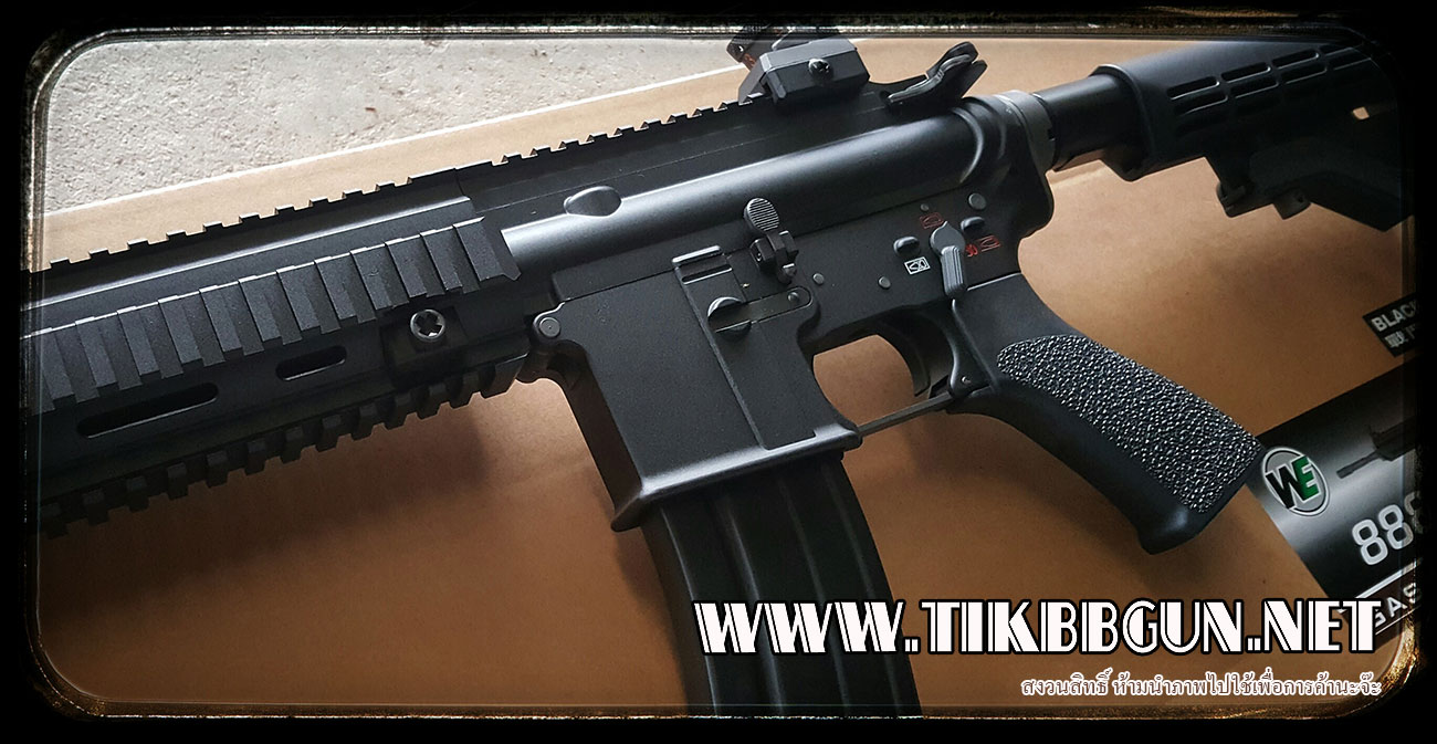 ปืนระบบแก๊สโบลว์แบ็ค HK416 WE ไม่ยิงลาย