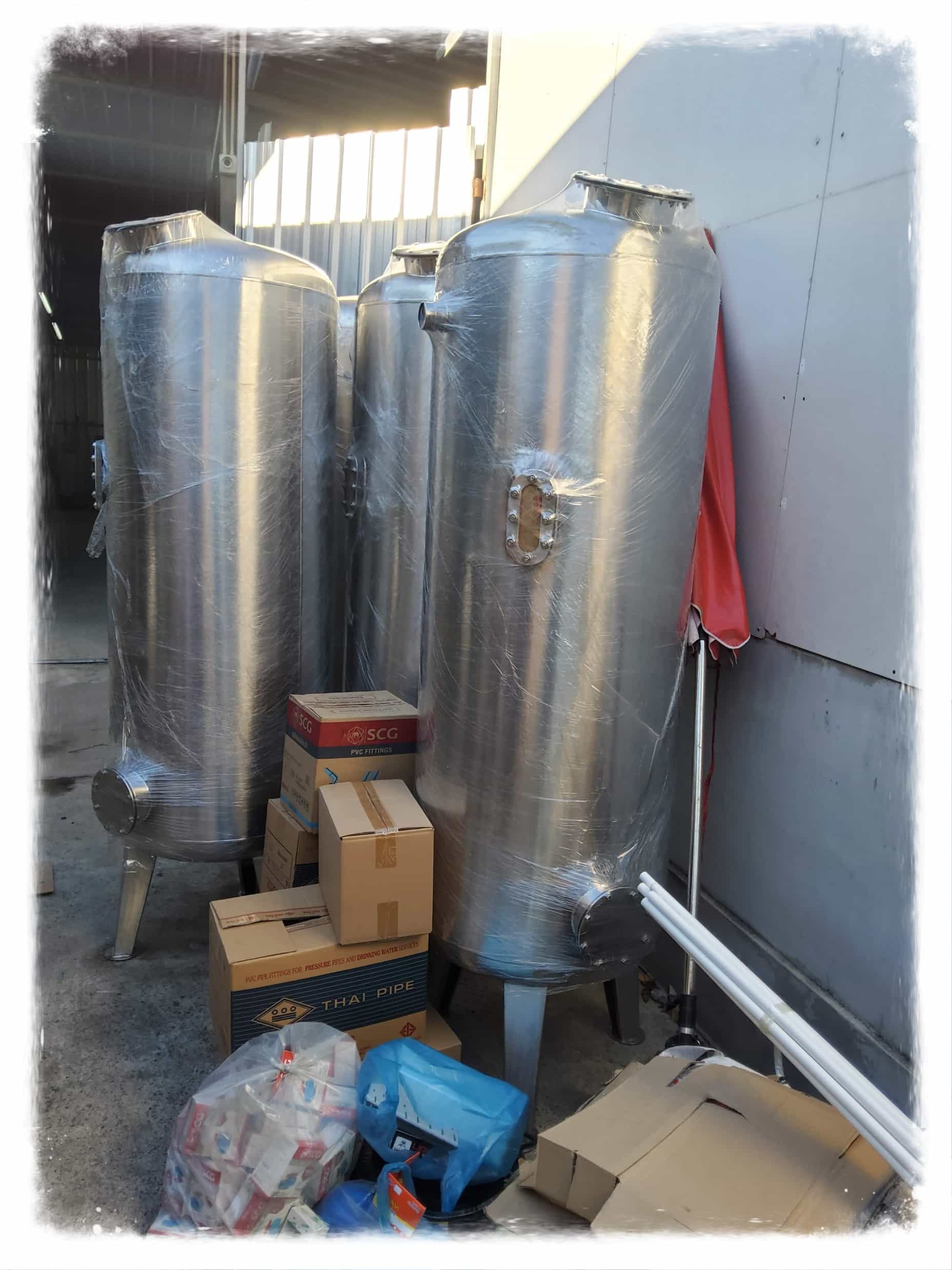 ถังกรองสแตนเลส18นิ้ว