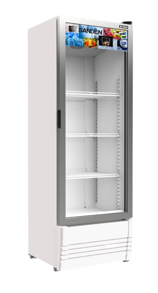ตู้แช่เย็น กระจก 1 ประตู ยี่ห้อ Sanden Intercool รุ่น SPB-0300(10.3 คิว)