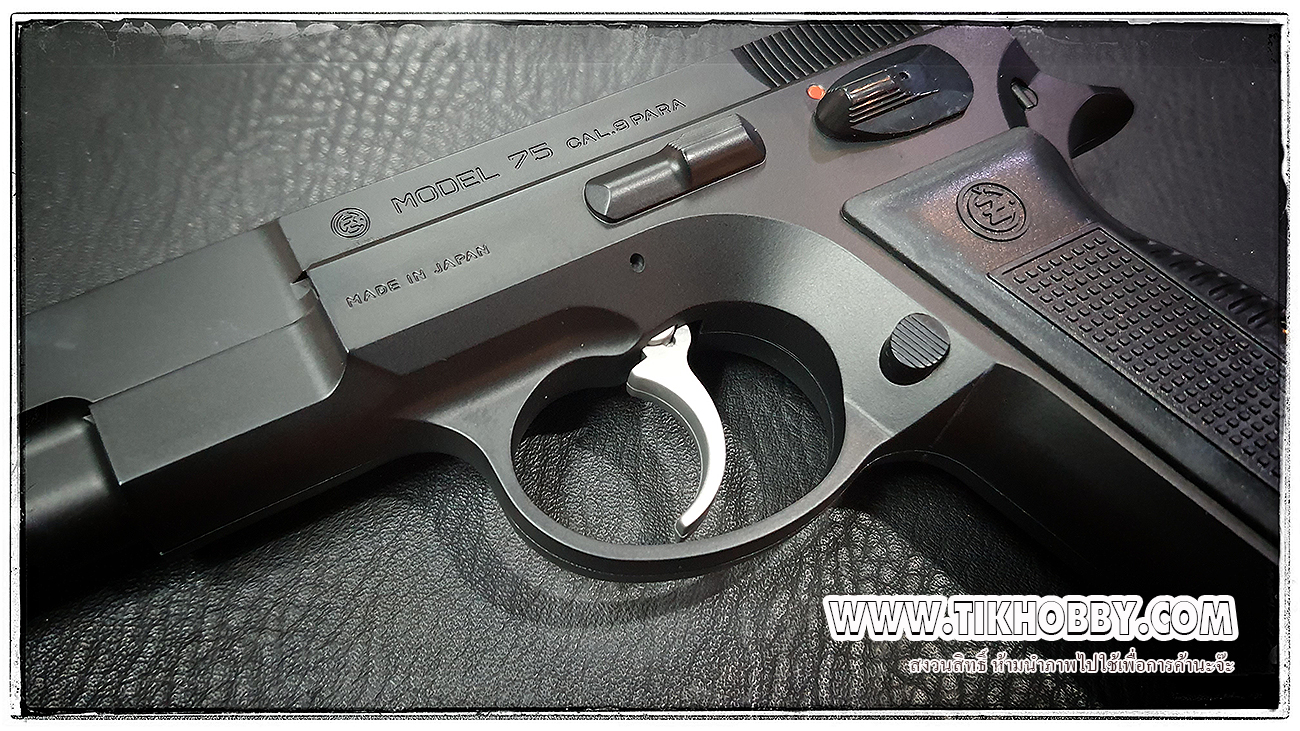ปืนอัดลมแบบชักยิงทีล่ะนัด CZ75 First Model จากญี่ปุ่น Tokyo Marui