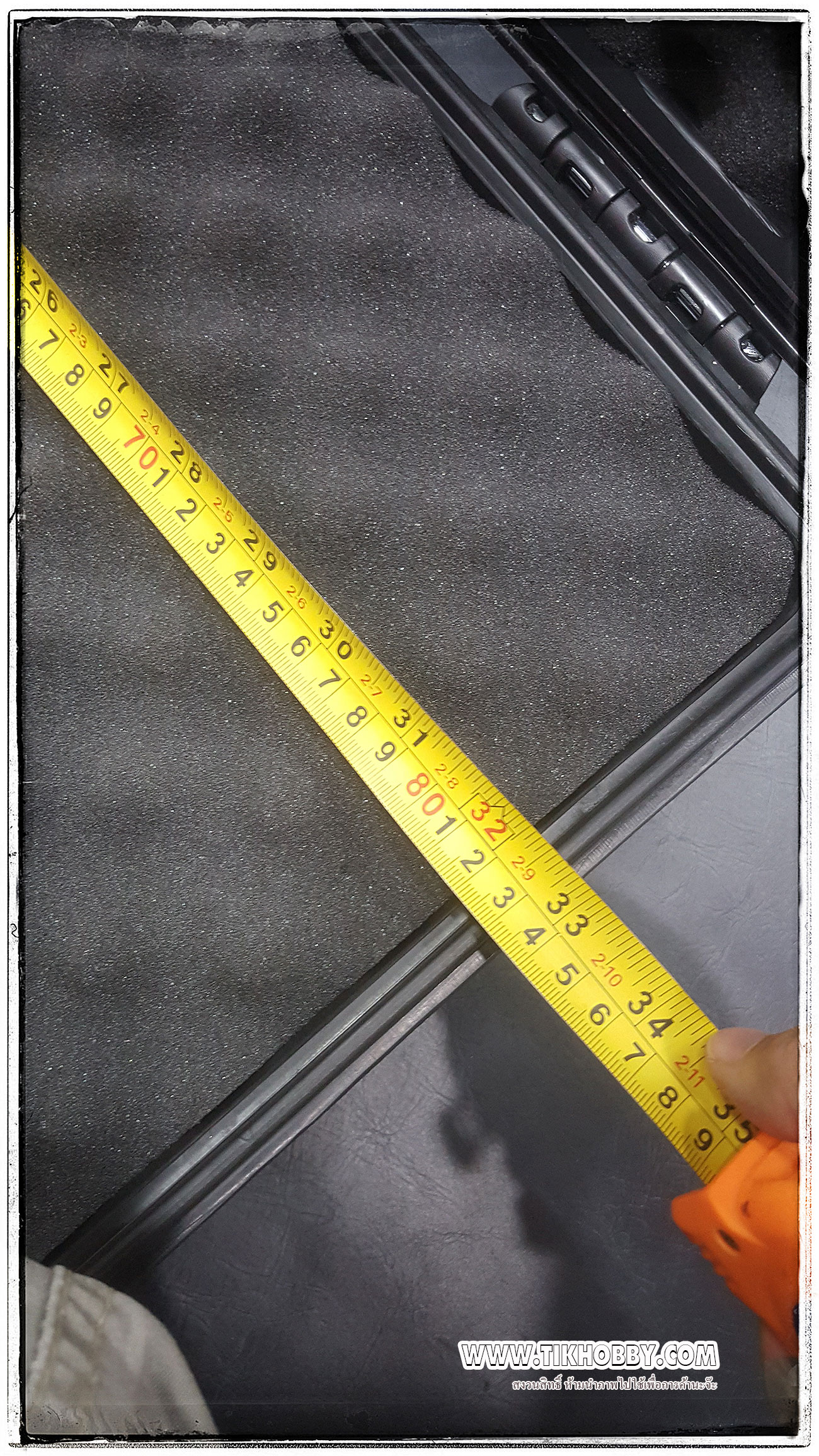 กระเป๋าปืนแบบพลาสติกแข็งสีดำ Hard Case แข็งแรง ทนทานมาก สำหรับปืนความยาว M4