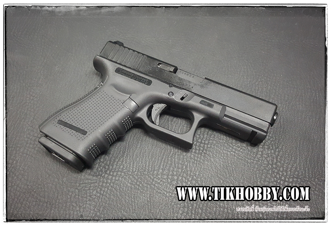 ปืนอัดลม(ปืนระบบแก๊ส) รุ่น Glock 19 GEN4 ของVFC(Umarex) สไลด์เหล็ก มาร์คกิ้งลิขสิทธิ์แท้