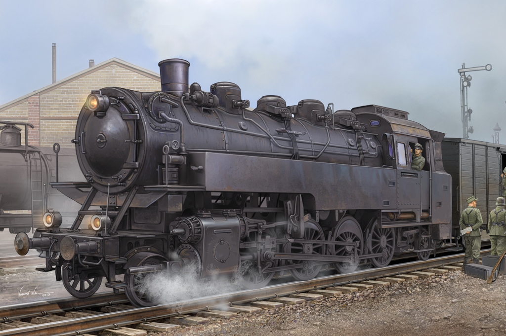 โมเดลรถไฟ German Dampflokomotive BR86 1:72 (HB-82914)