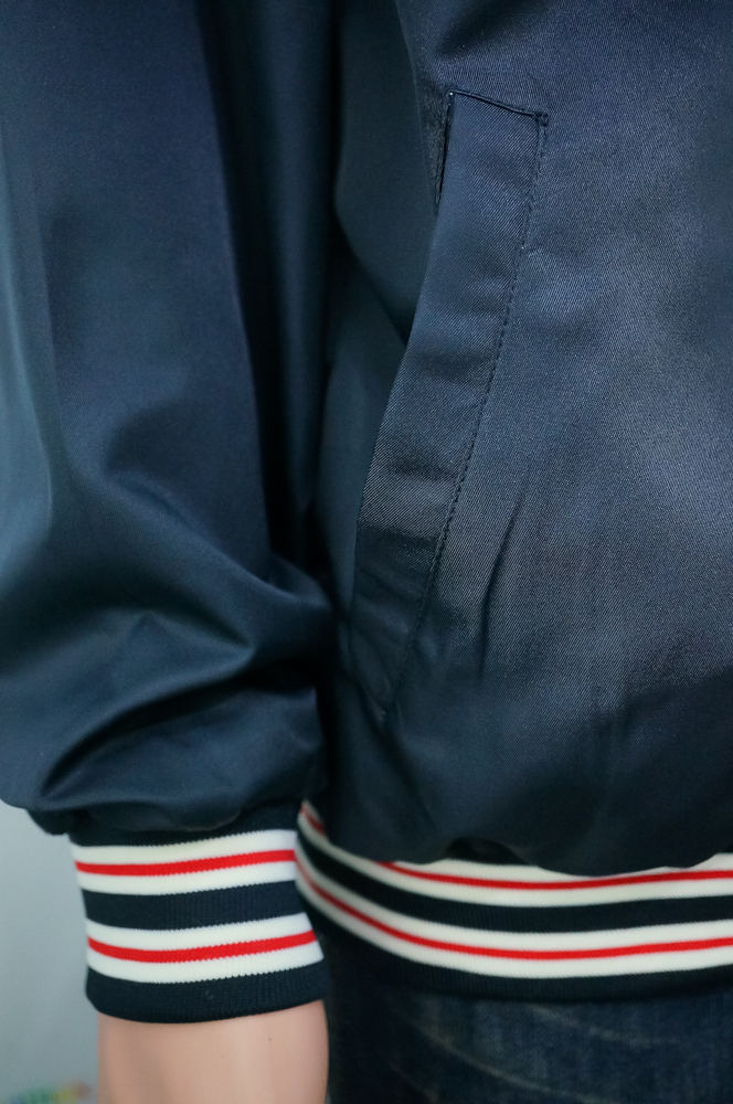 College Jacket 11 เสื้อแจ็คเก็ตสีดำสไตล์วัยรุ่น