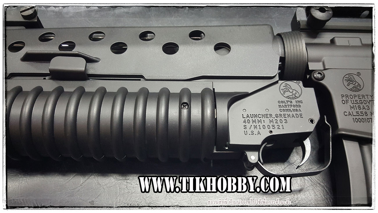 ปืนไฟฟ้า จาก E&C รุ่น 702S4 CyberGun หรือ M16A1+M203 (ไม่รวมลูกM203)