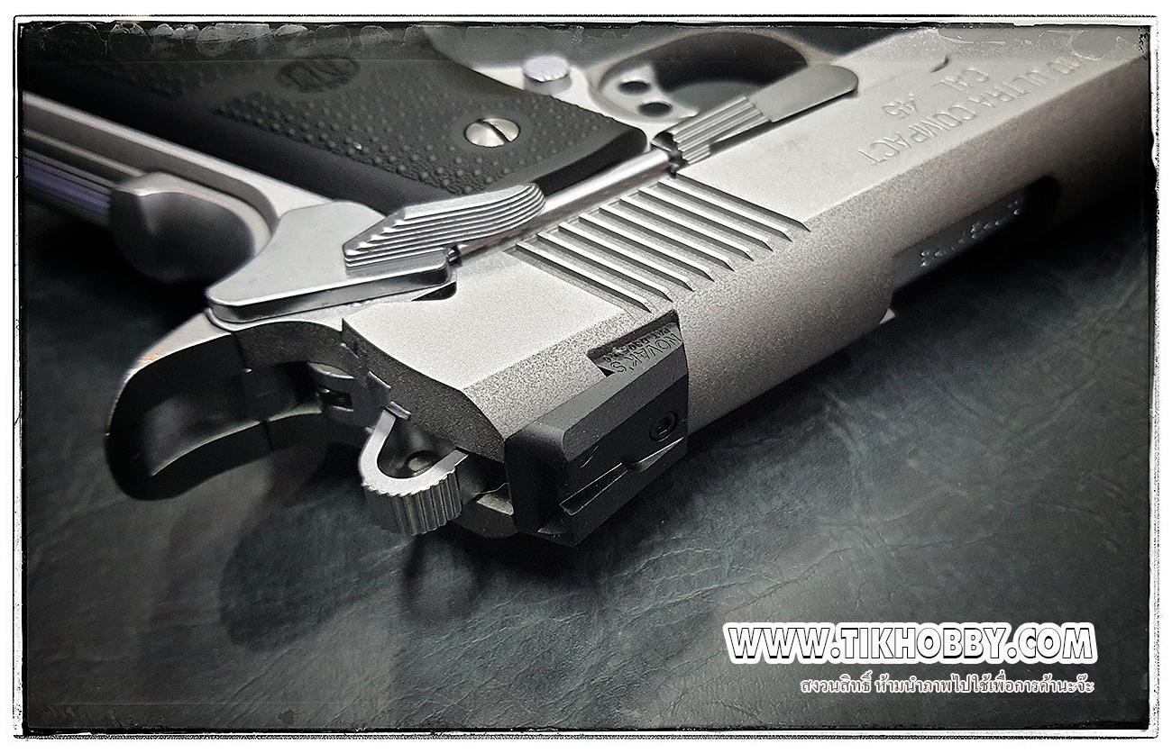 V10 ULTRA Compact Silver จากญี่ปุ่นแท้ Tokyo Marui ระบบเซมิ สไลด์พลาสติก