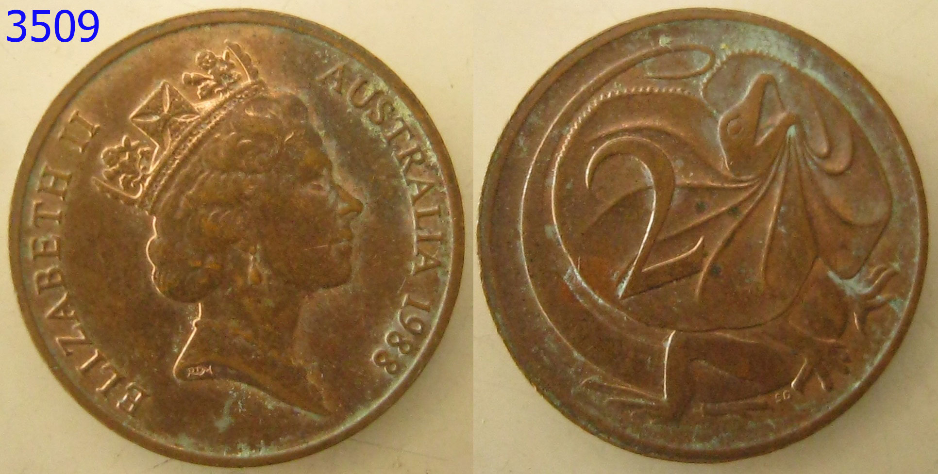 เหรียญต่างประเทศ เหรียญสะสม ปี1988 (3509)
