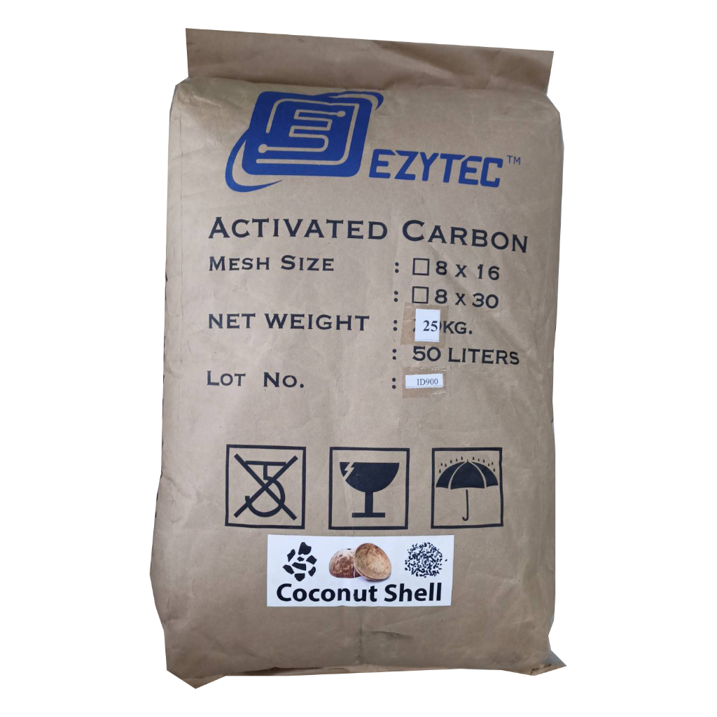 สารกรองคาร์บอนActivated Carbon ID600 Mesh 8×30 EZYTEC