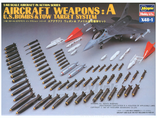 Aircraft Weapon Set A (1/48) Hasegawa