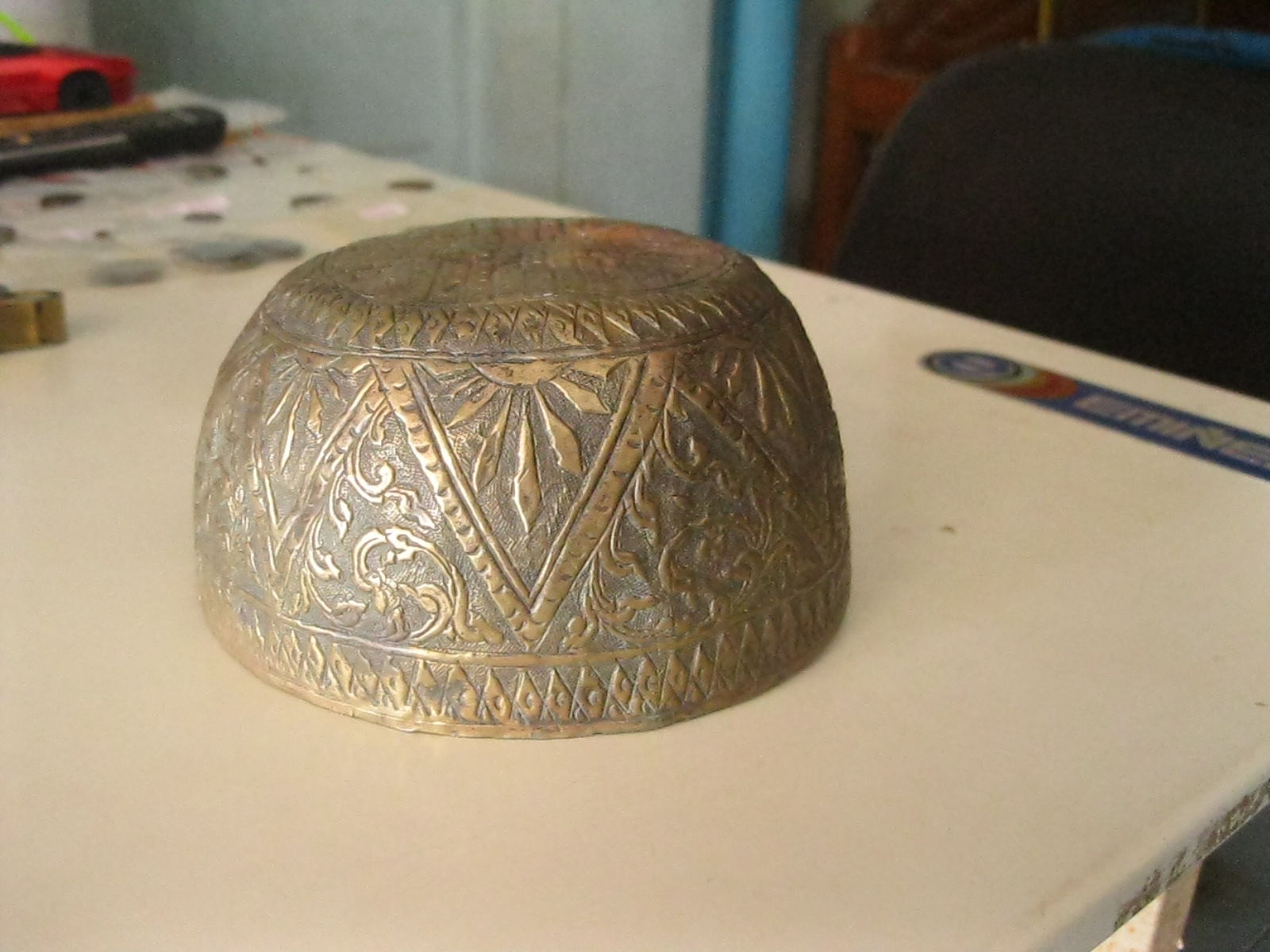 ขันทองเหลือง ลายไทย (4132)