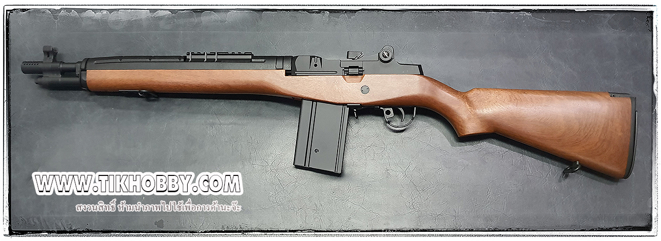 ปืนอัดลม ระบบไฟฟ้า รุ่น M14Socom Cyma032A ไม้เทียม