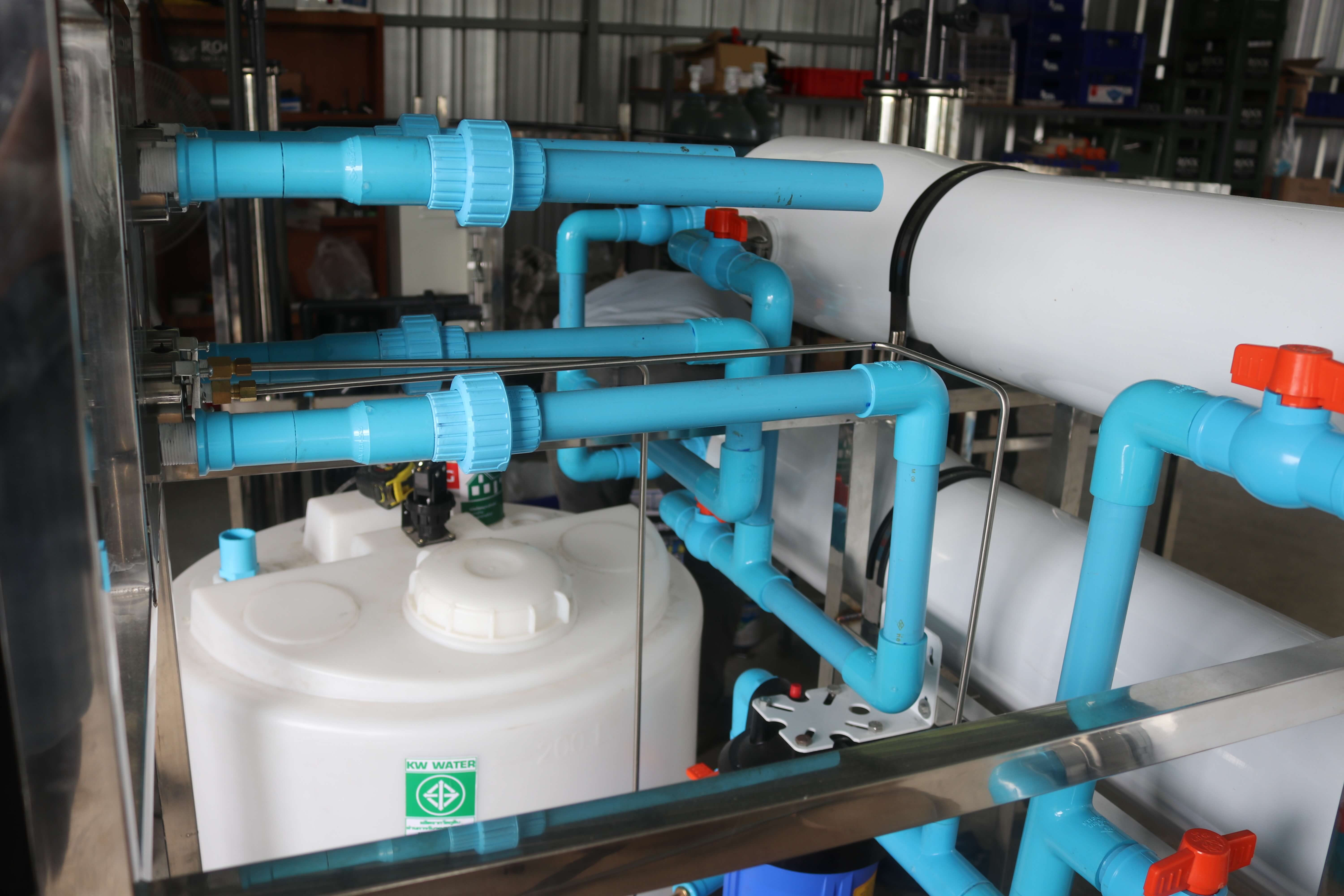 เครื่องล้างไส้กรองเมมเบรน RO ขนาด 8040 (8 นิ้ว x 40 นิ้ว)