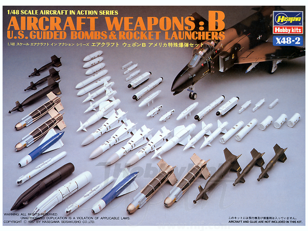 Aircraft Weapon Set B (1/48) Hasegawa (HA