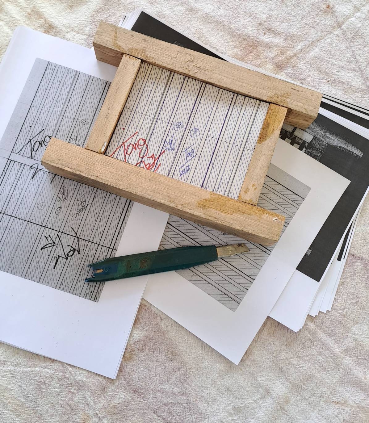 ฟืม ทอเสื่อ