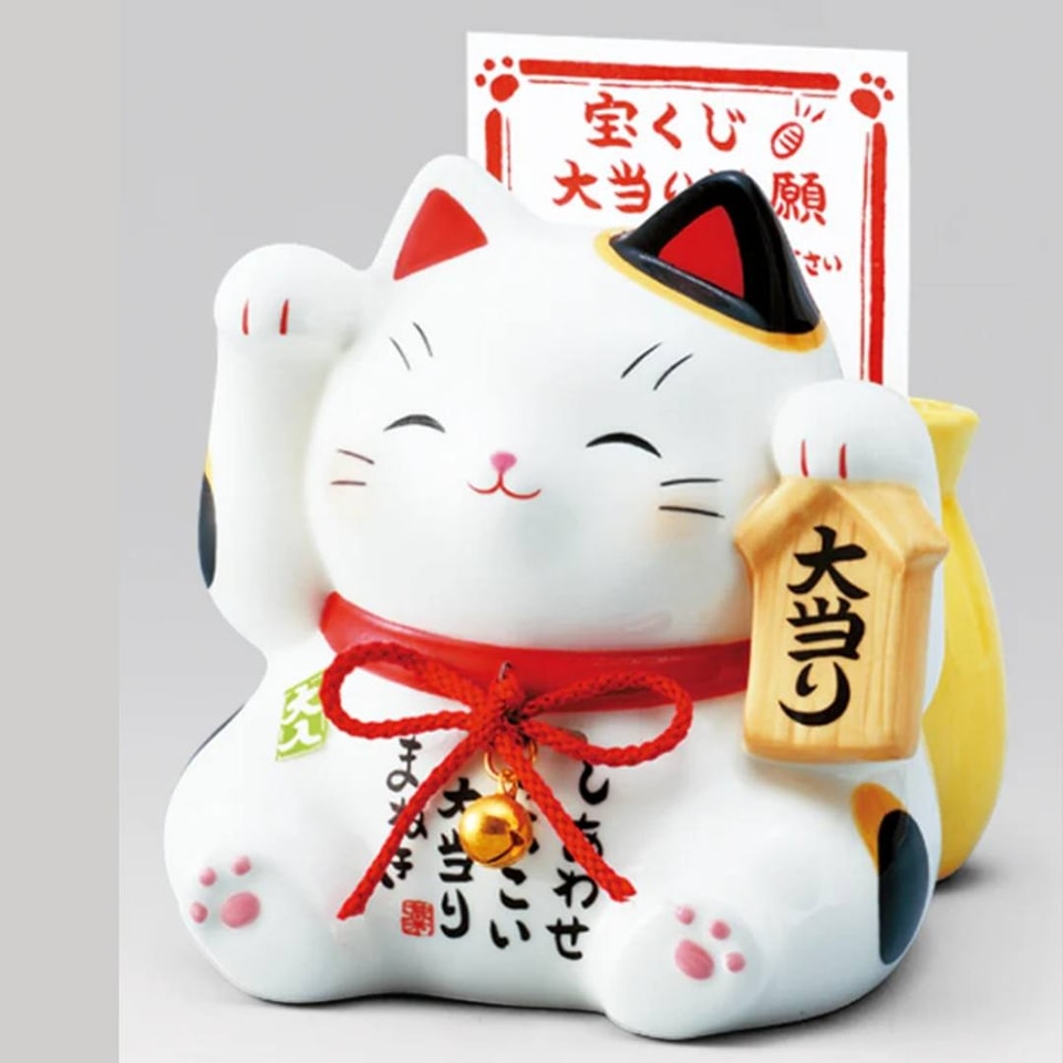 [พร้อมส่ง] แมวกวักญี่ปุ่น นำพาความโชคดี มีรางวัลใหญ่ ได้เลขเด็ด ถูกลอตเตอรี่ มีโชคลาภ มั่งคั่ง ร่ำรวย