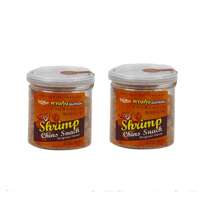 Shrimp chins snack packing size on 70 g