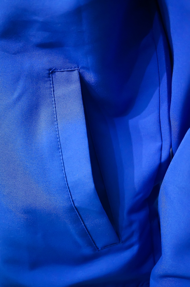 Casual Jacket เสื้อแจ็คเก็ตลำลองสีน้ำเงินสไตล์สปอร์ต