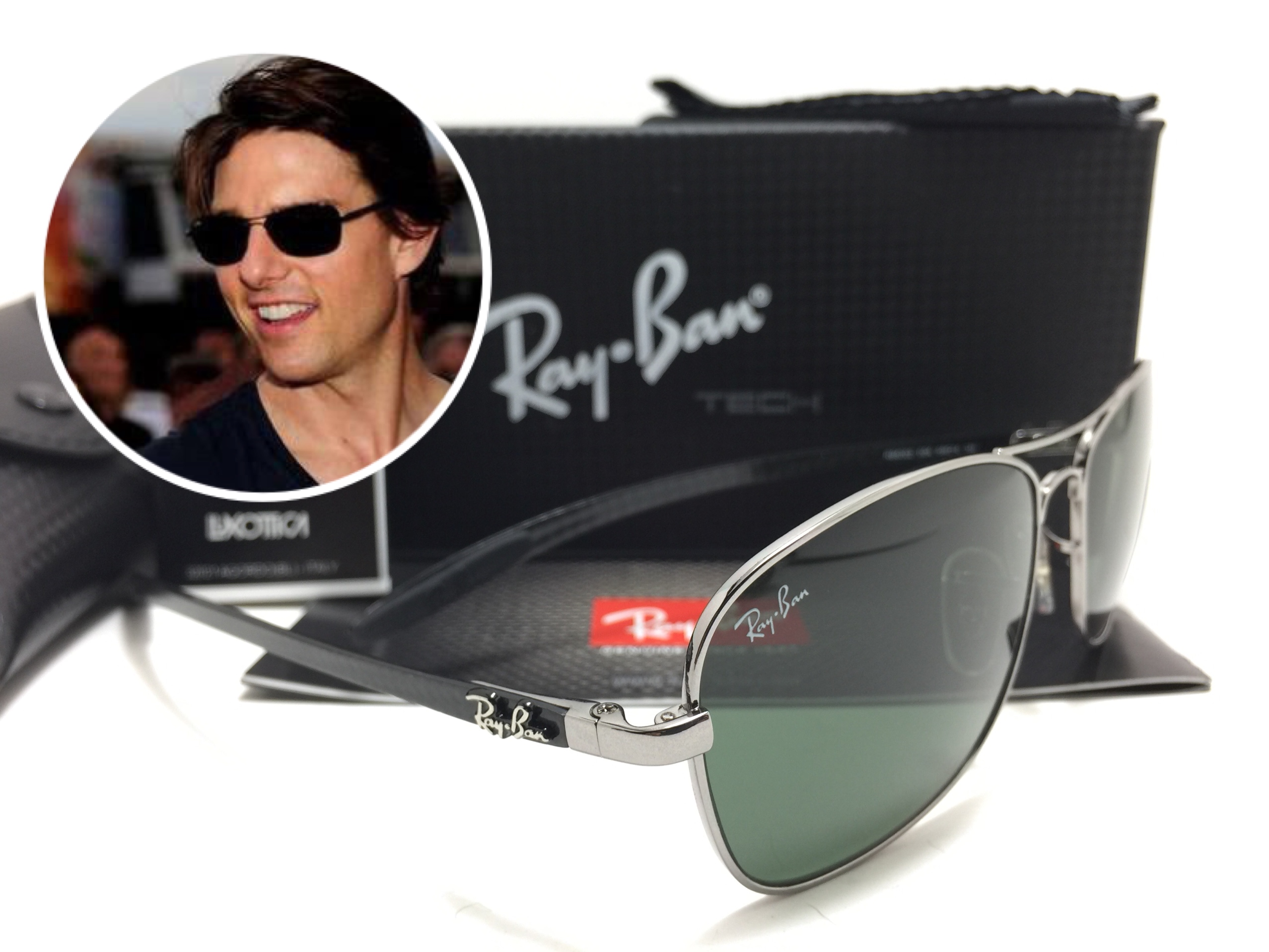 แว่นกันแดด Rayban RB8302 Tech Carbon Fiber 004 59-14 3N <กันเมทัล>