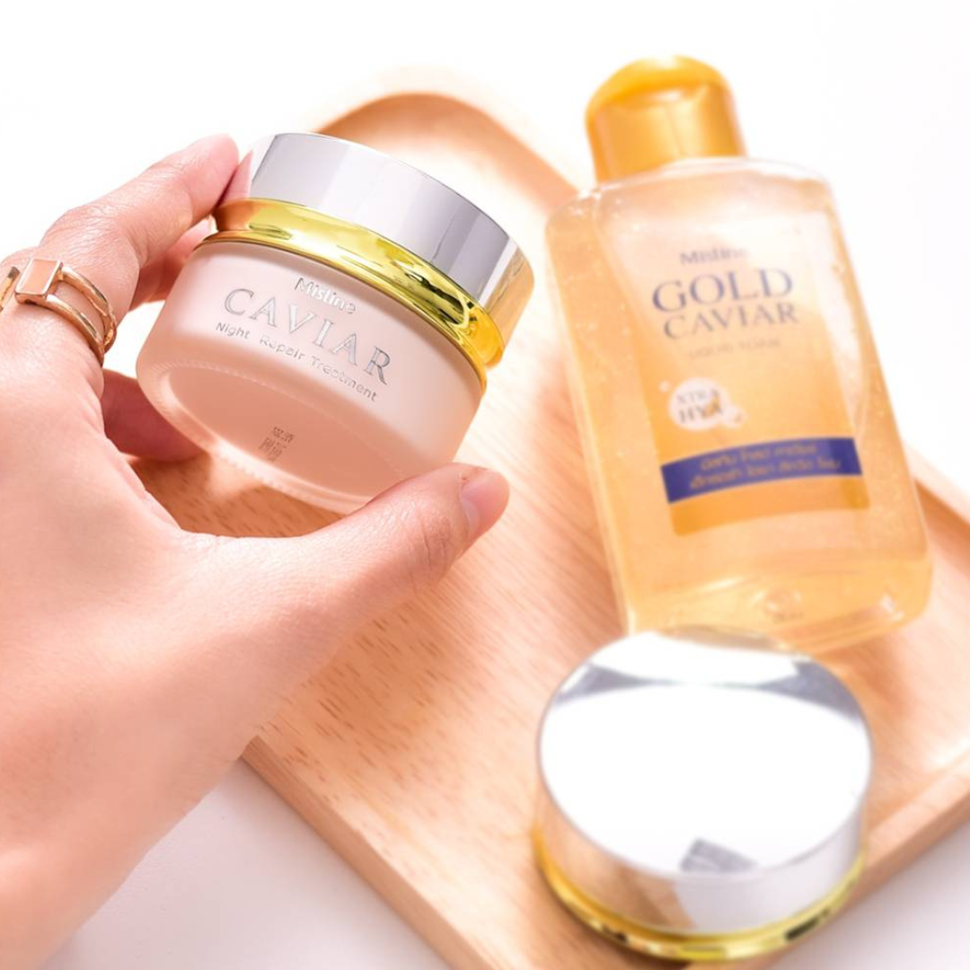 Mistine Caviar Whitening Day Cream SPF 15 30g.