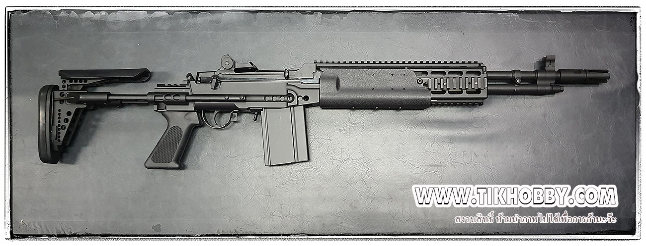 ปืนอัดลมไฟฟ้า M14EBR Scout หน้าสั้น จาก Jg (จินกง) (jg1403)