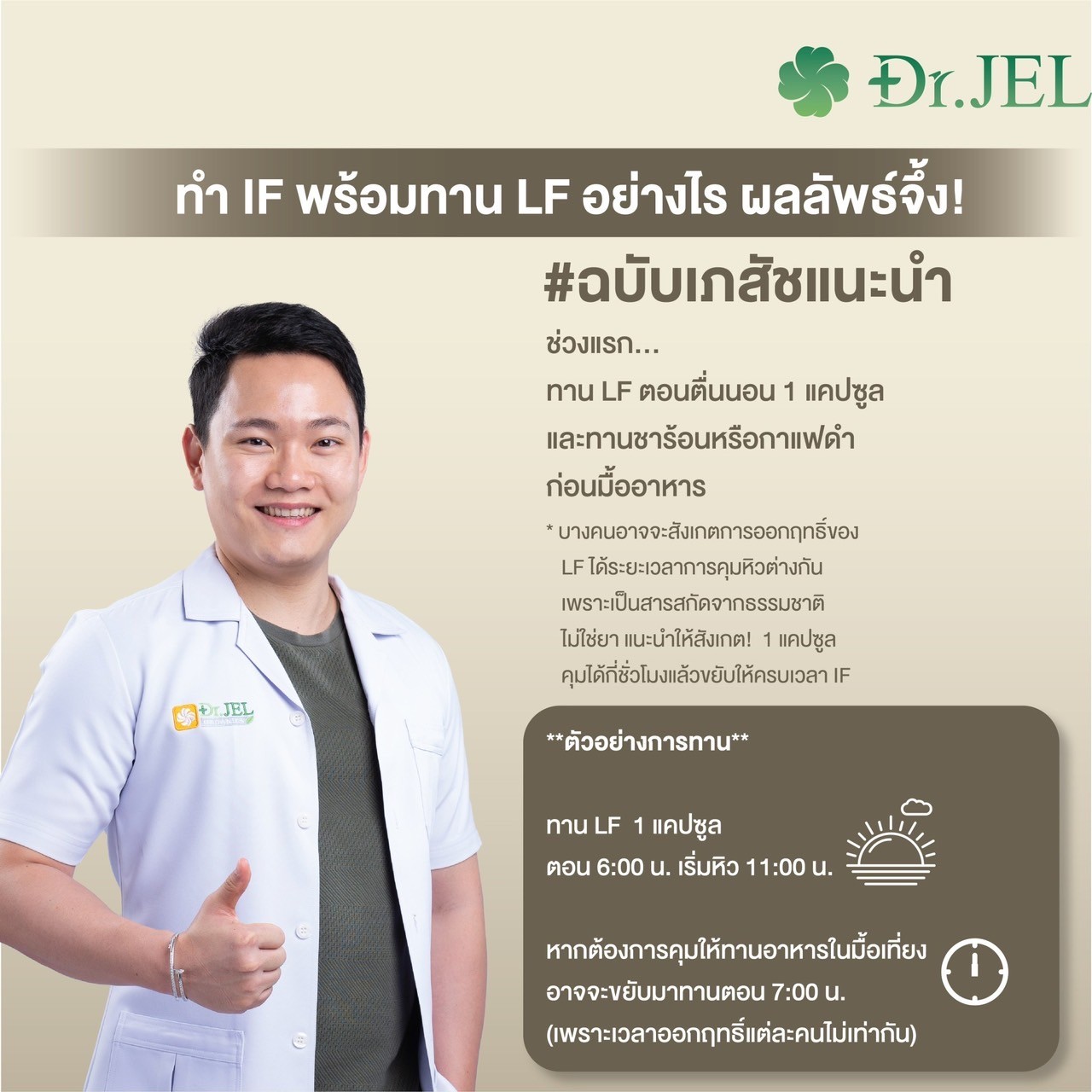 1 แถม 2 Dr.Jel LF Lean Fast & Longevity Fit ผลิตภัณฑ์เสริมอาหารแอลเอฟ ด็อกเตอร์เจล คุมหิว อิ่มนาน
