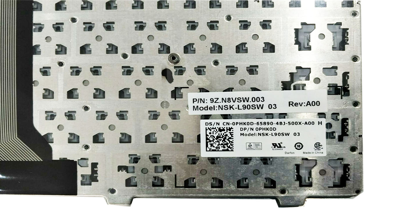 คีย์บอร์ด Dell Inspiron 3421 5421 3437 5437 คีย์บอร์ดแท้ รับประกันศูนย์Dell Thailand ลด ราคา พิเศษ