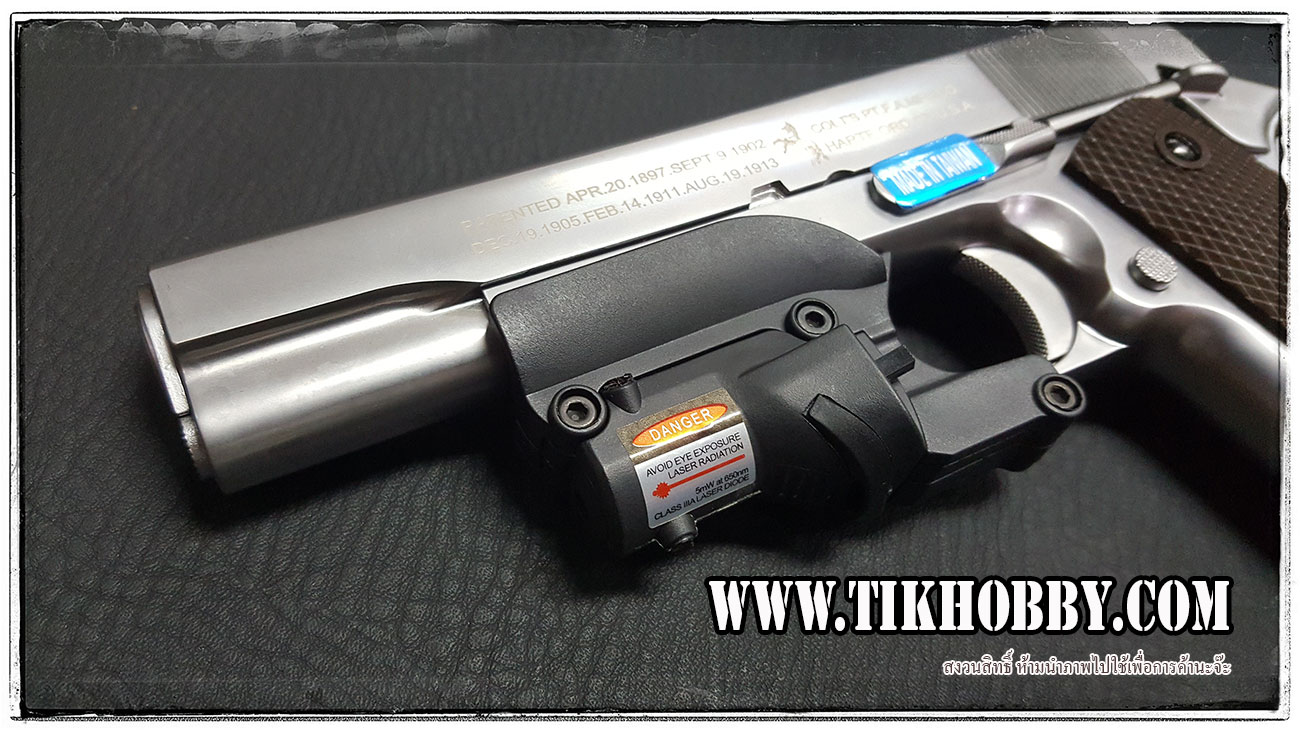 เลเซอร์แดงติดโกร่งไกสำหรับปืน M1911