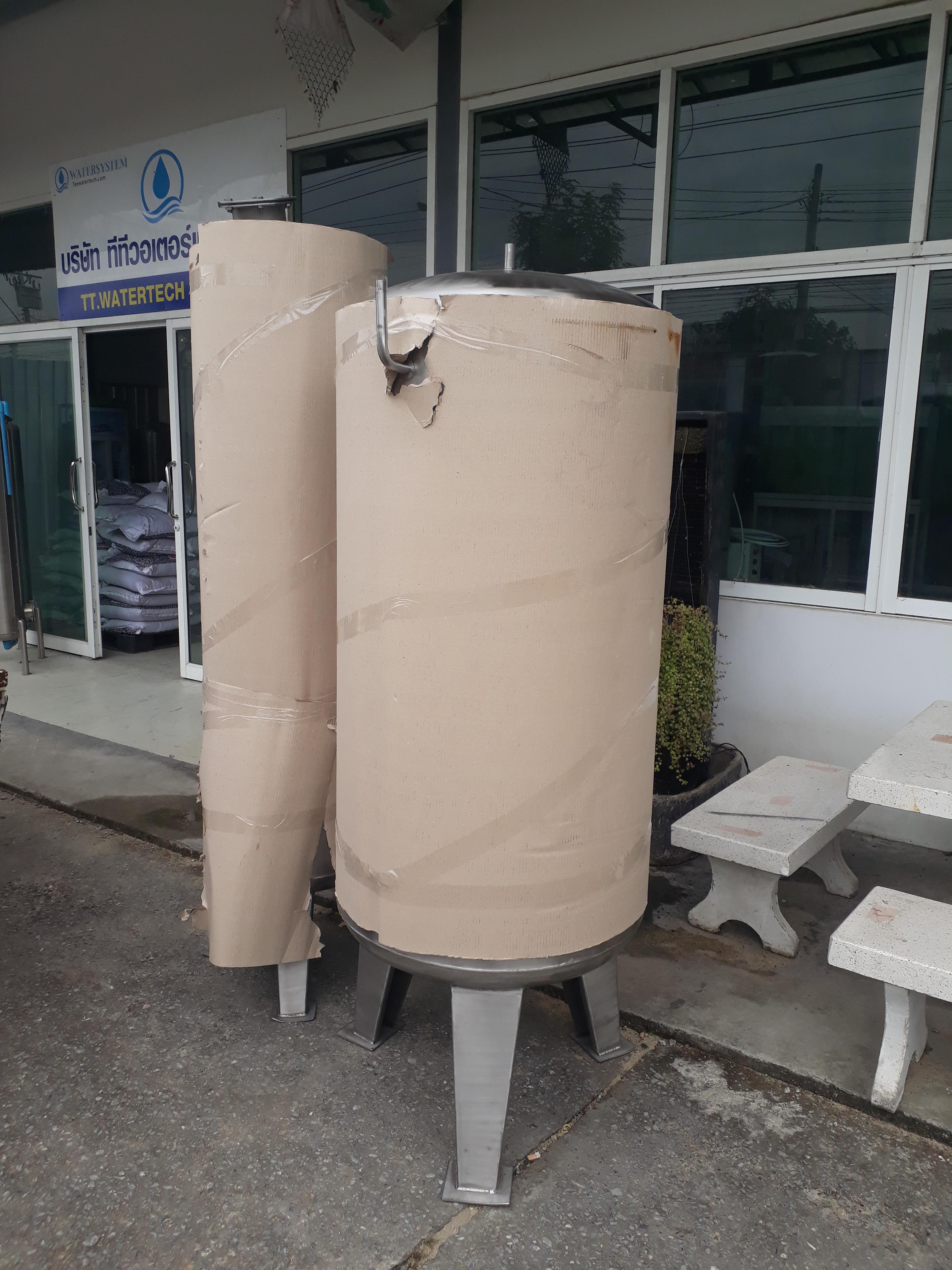 ถังกรองสแตนเลส20นิ้วสำหรับกรองน้ำประปาหรือน้ำบาดาล