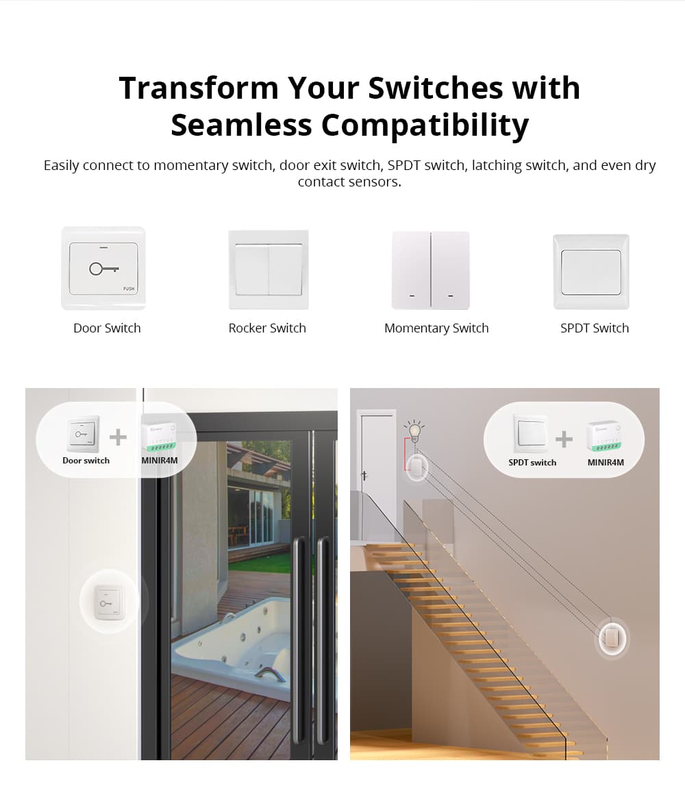 SONOFF MiniR4M Extreme Wi-Fi Smart Switch (Matter-enabled)