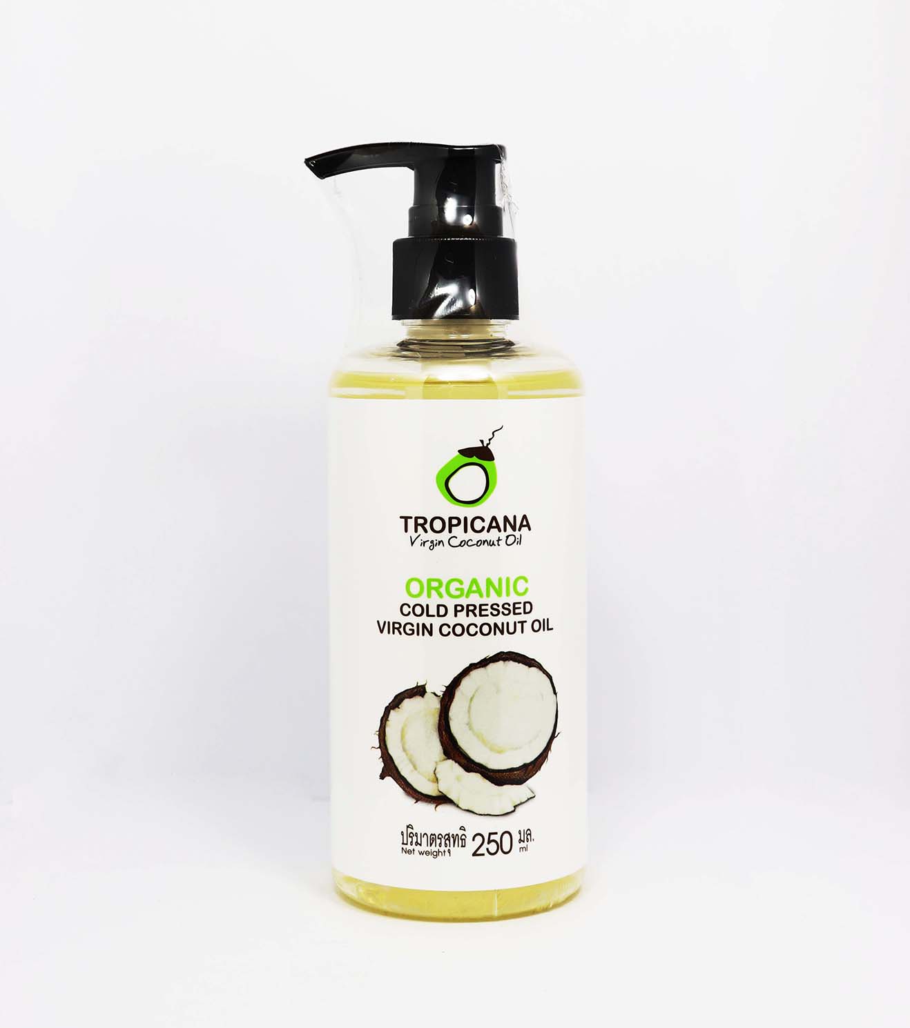 Tropicana oil น้ำมันมะพร้าวสกัดเย็น 250ml